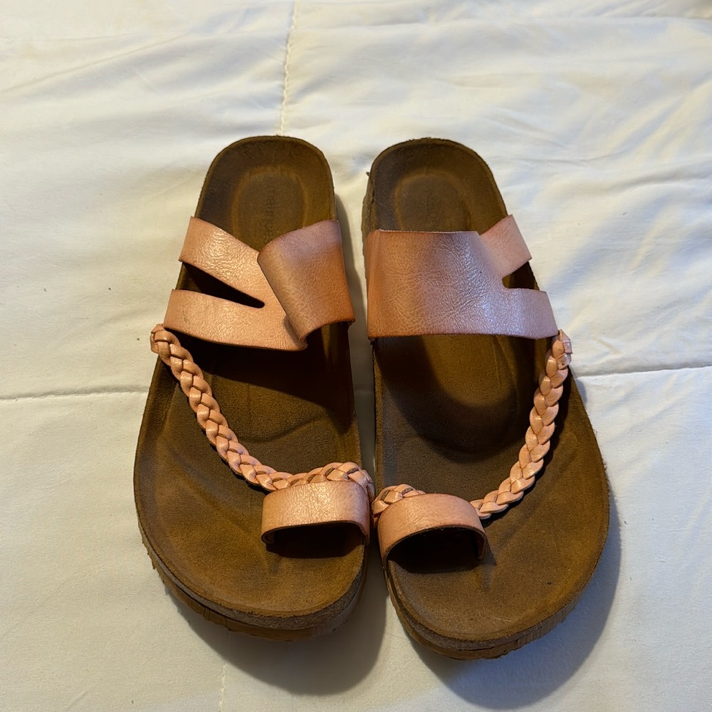 pink sandals